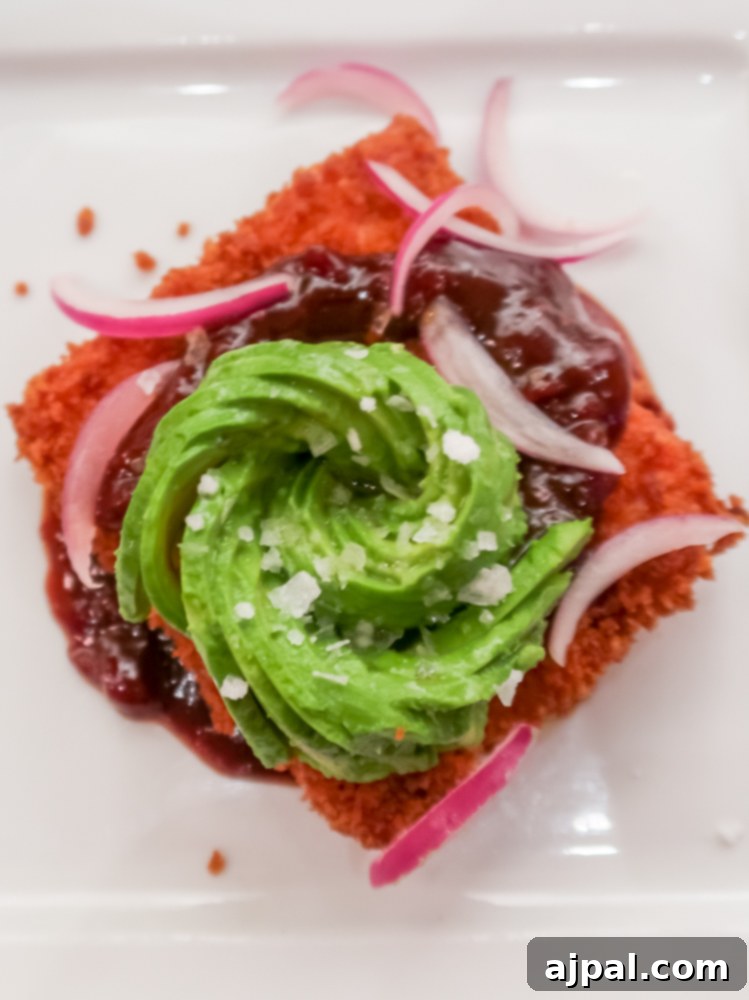 Guacamole with avocado and red onion served in a Kansas City restaurant.