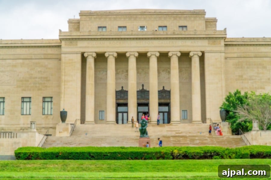 Discover Kansas City: 10 Unforgettable Experiences 11 Exterior of the Nelson-Atkins Museum of Art in Kansas City, Missouri