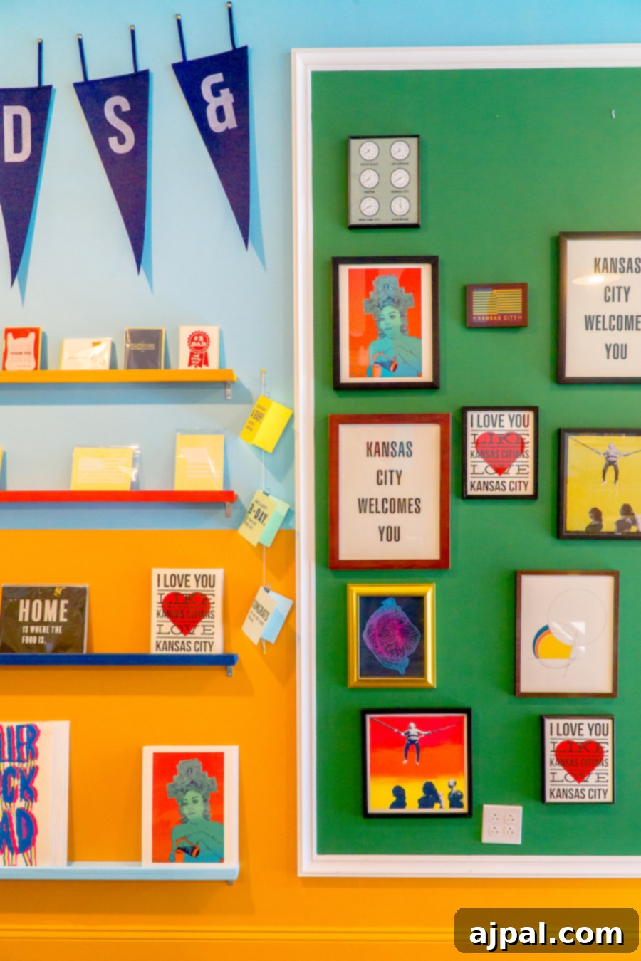 Discover Kansas City: 10 Unforgettable Experiences 17 Wall adorned with quirky art and products at Normal Human store in Kansas City