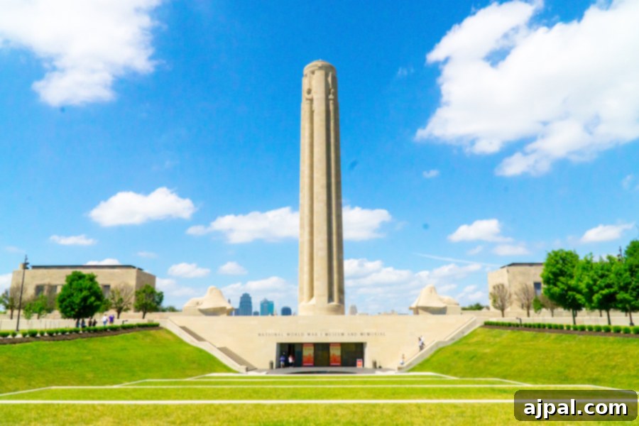 Discover Kansas City: 10 Unforgettable Experiences 4 National WWI Museum and Memorial in Kansas City, Missouri, under a clear sky