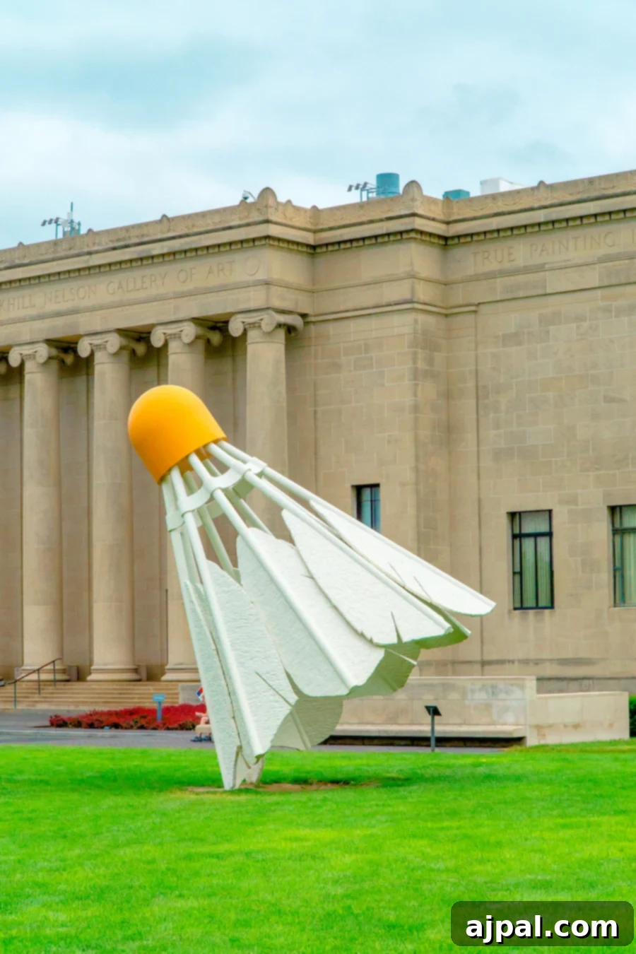 Discover Kansas City: 10 Unforgettable Experiences 6 Giant shuttlecock sculpture on the lawn of the Nelson-Atkins Museum of Art in Kansas City