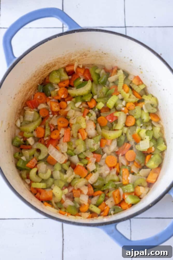 A pot with vegetables in it.