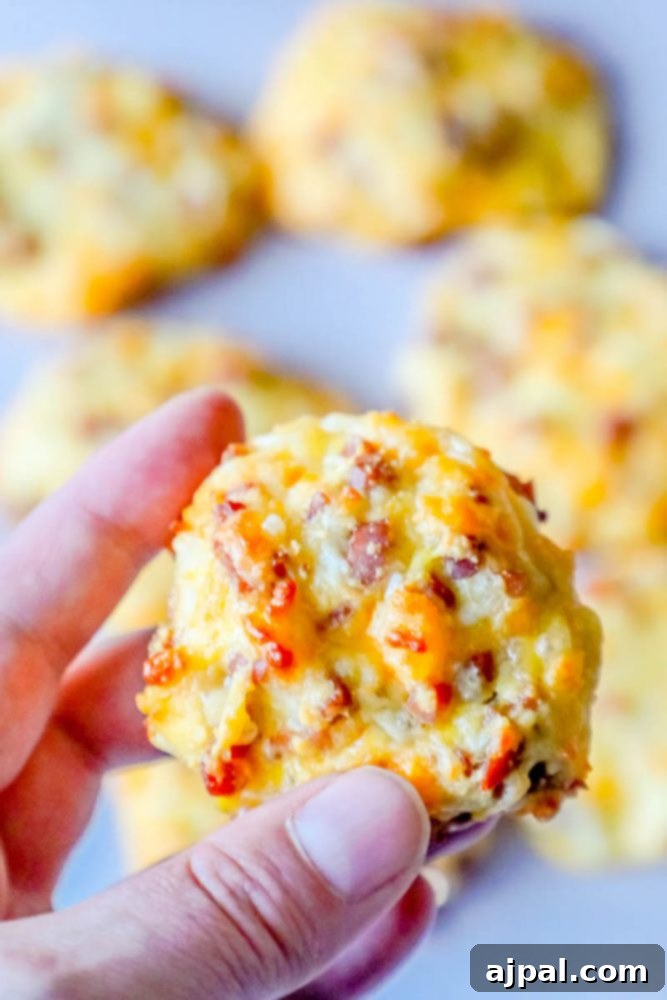 Photo of someone holding a keto baked ham and cheese roll.
