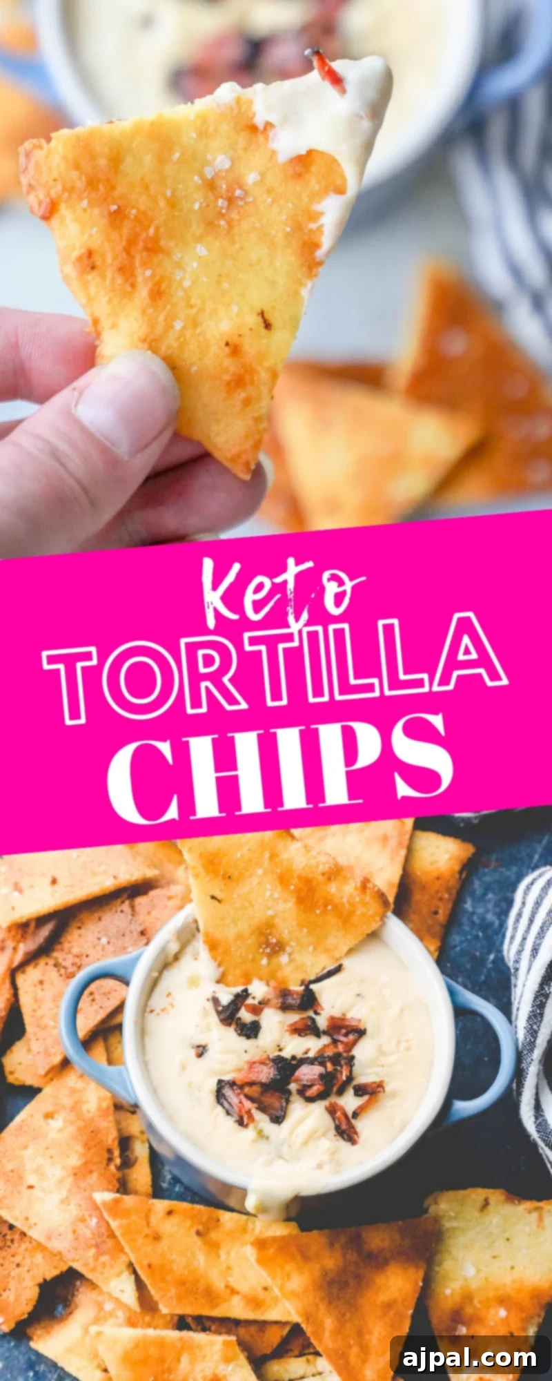 Quick Keto Tortilla Crisps 9 Picture of crunchy keto tortilla chips with fathead dough.