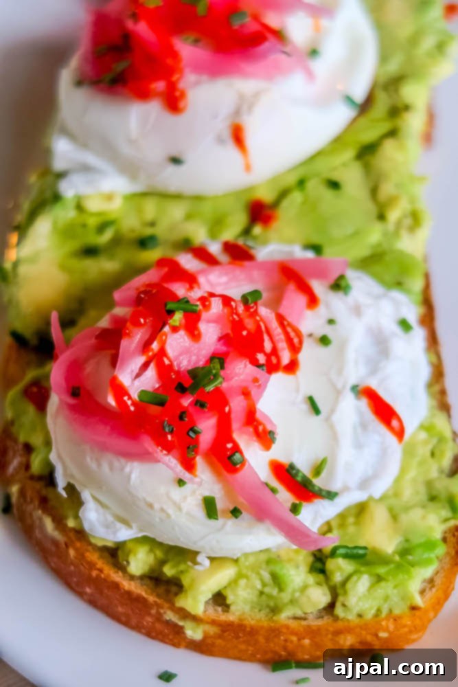 Idyllic Santa Ynez Valley Getaway 9 Delicious avocado toast topped with perfectly poached eggs and fresh radishes, a gourmet breakfast at Plenty on Bell in Los Alamos.