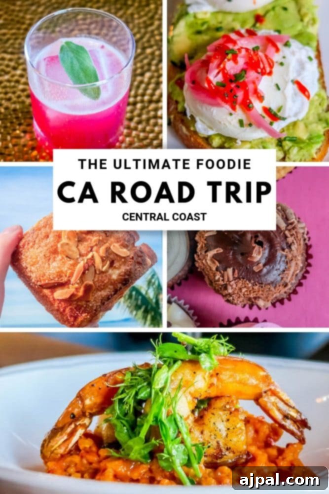 The ultimate foodie road trip exploring coastal California.