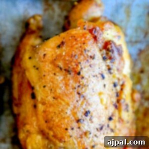 The Best Crunchy Baked Chicken Thighs Recipe Picture