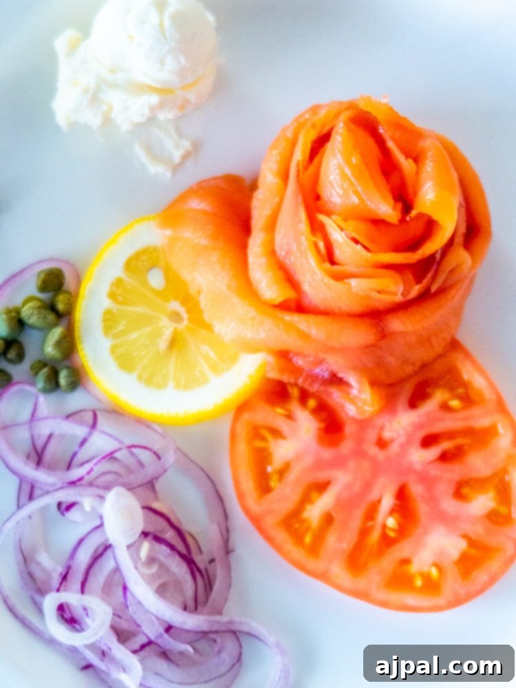 Gluten-Free Cruising on the Caribbean Princess 7 A plate with gluten-free smoked salmon and fresh tomatoes.