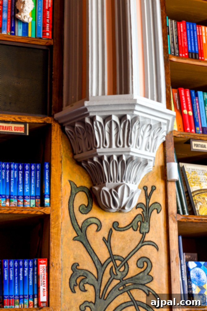 Crafting the Perfect Port and Tonic 14 A detailed section of a bookshelf showcasing a variety of books, adding a touch of intellectual charm to the scene.