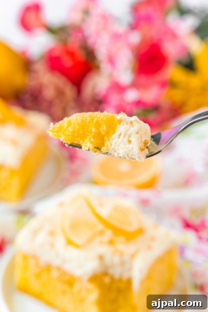 Effortless Lemon Jello Poke Cake 10 Lemon poke cake.