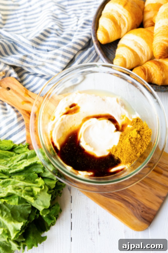 picture of spices and mayonnaise in a bowl 