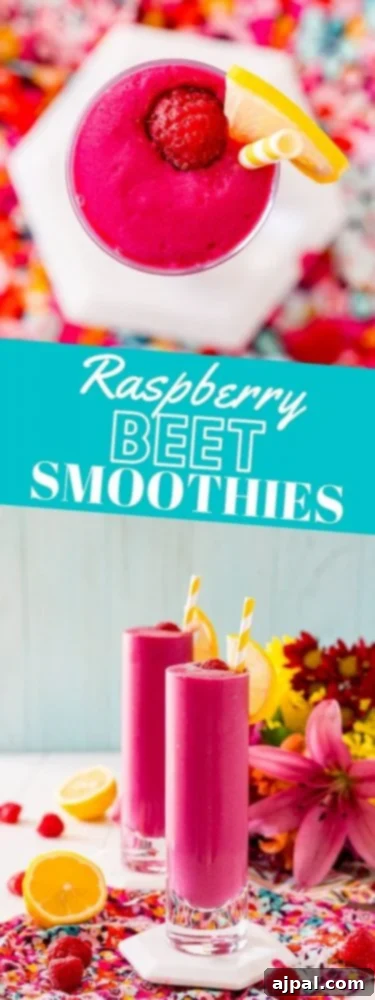 Vibrant Beet Berry Boost 12 A vibrant protein-packed beet smoothie, showcasing its healthy and delicious appeal.