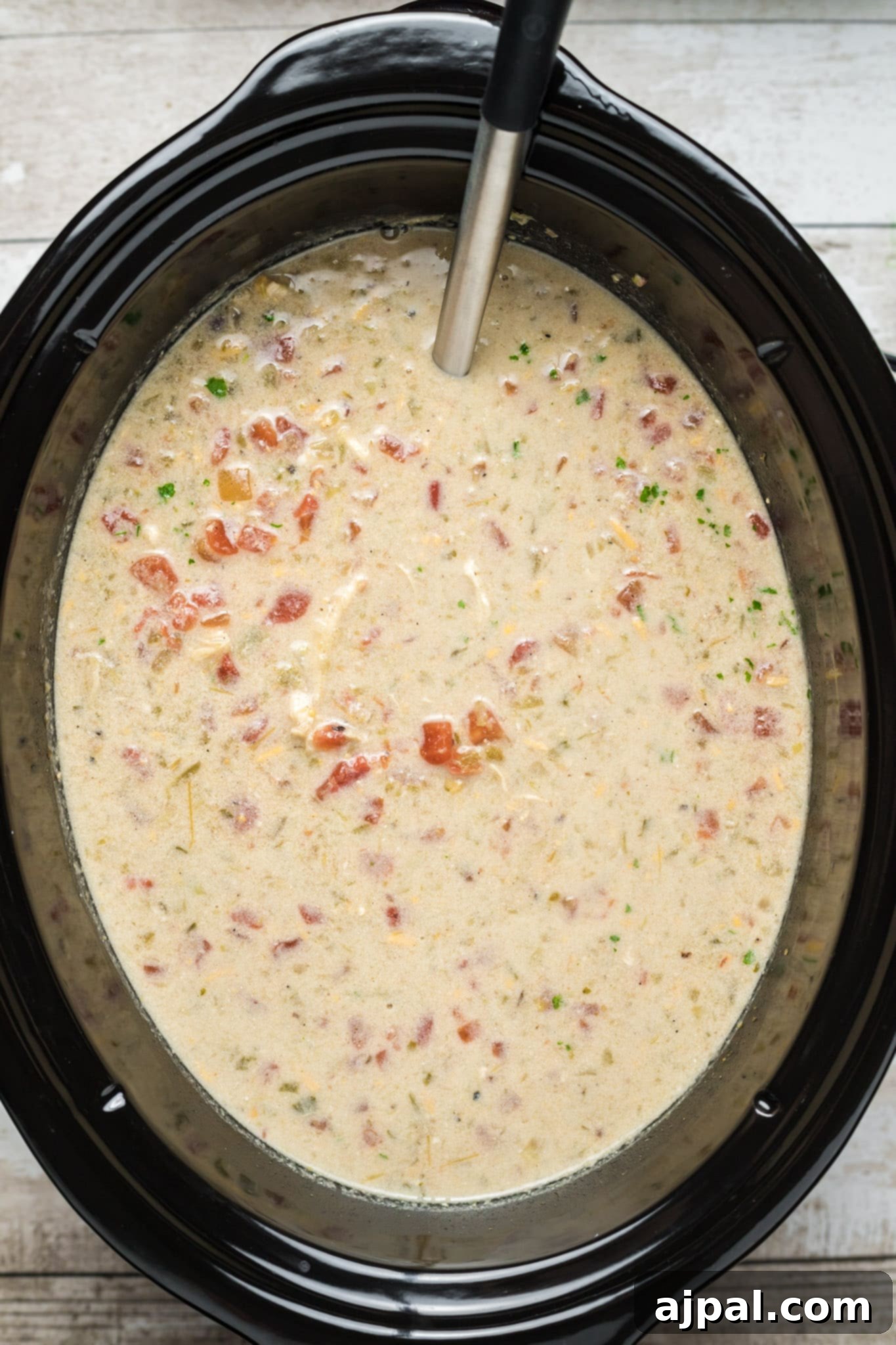 Easy Slow Cooker Chicken Enchilada Soup 13 Slow cooker chicken enchilada soup recipe.