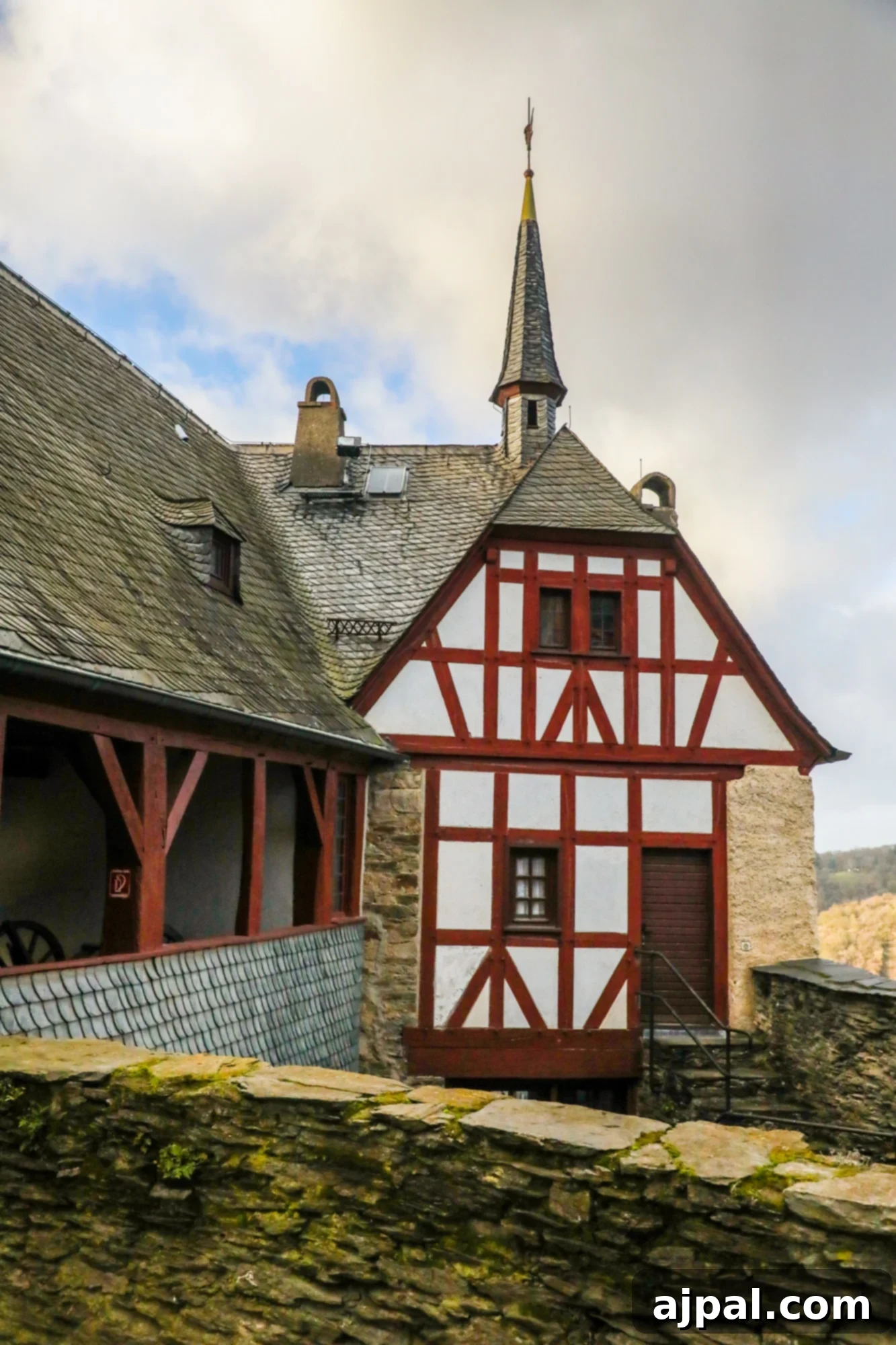 The impressive Marksburg Castle, one of Germany's best-preserved medieval castles.
