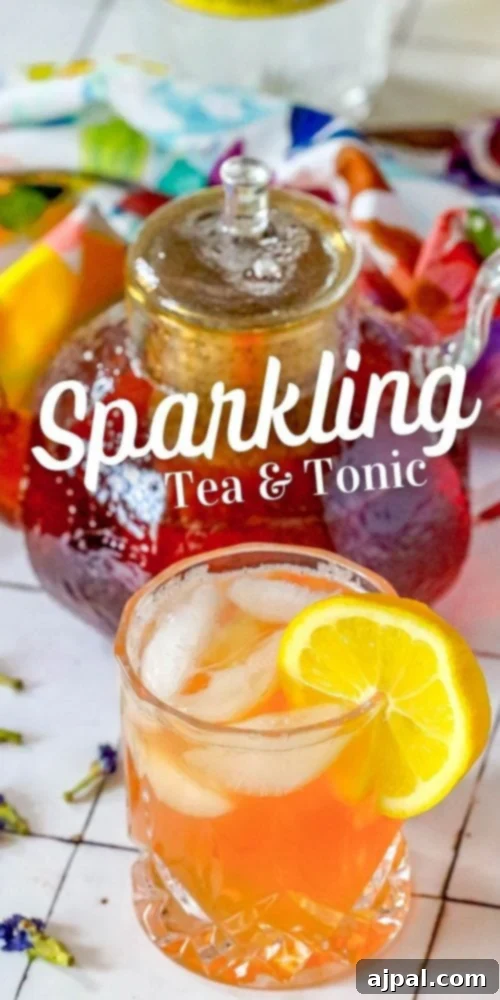 Sparkling Earl Grey Tonic Recipe 7 A refreshing Earl Grey sparkling tea and tonic, perfectly chilled and ready to be enjoyed as a delightful non-alcoholic drink.