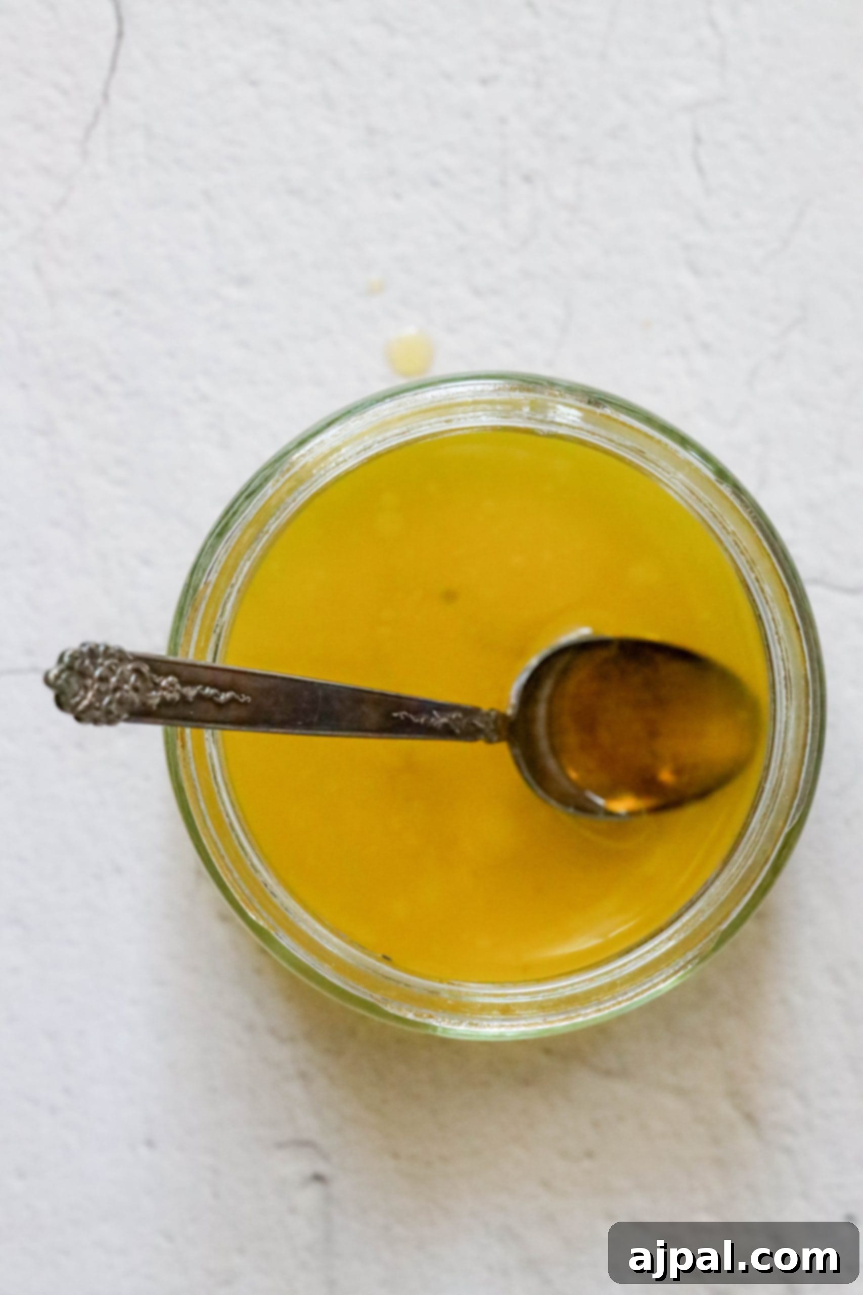 picture of olive oil and lemon juice in a container
