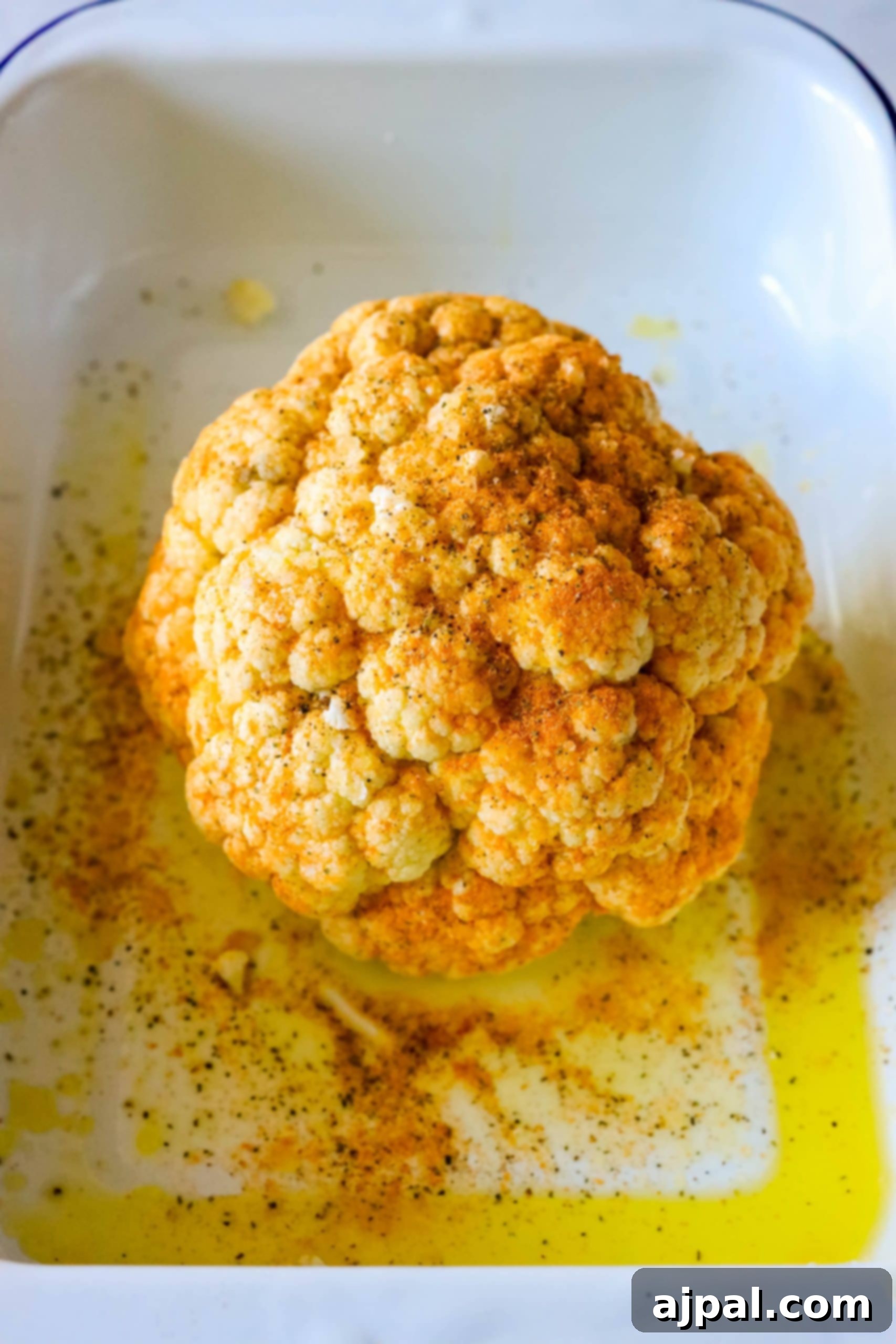 Easy roasted cauliflower.