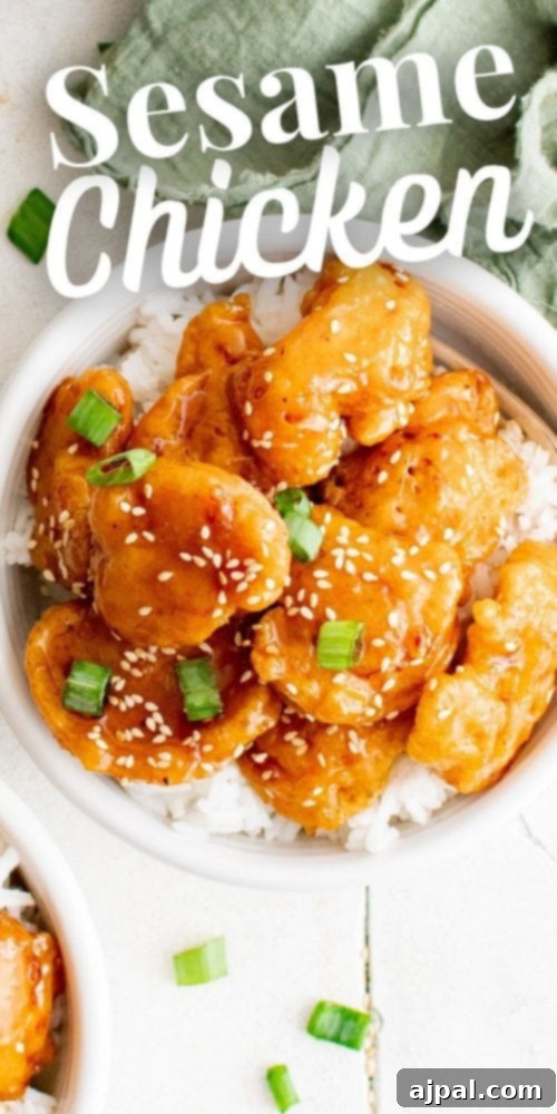 Effortless Sesame Chicken 12 picture of sesame chicken with rice and green onions in a bowl