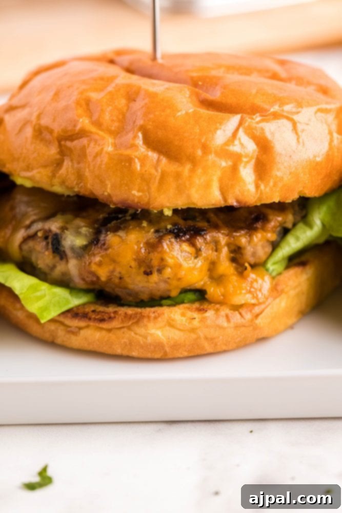 picture of ranch turkey burger 
