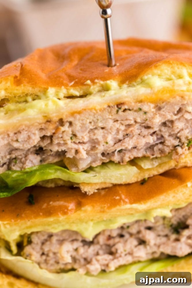 picture of ranch turkey burger 
