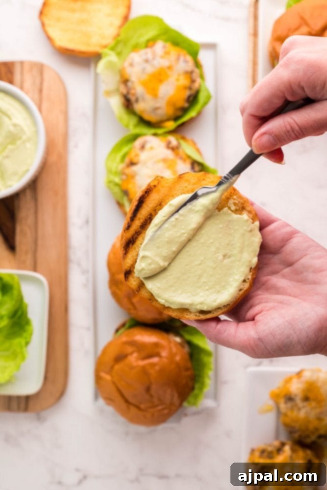 picture of ranch turkey burger 