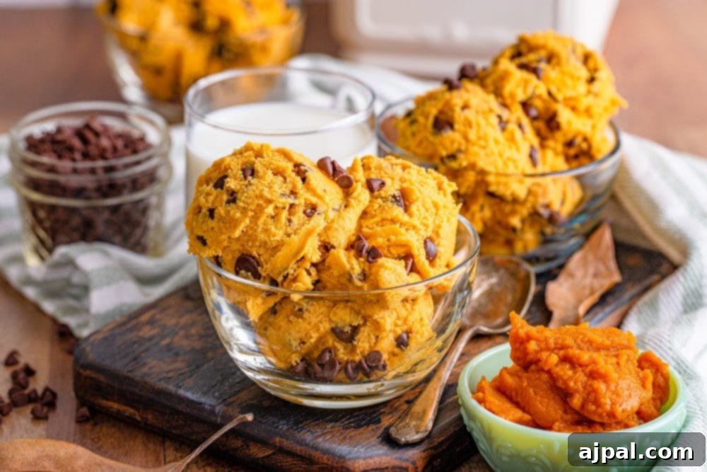 A serving of edible cookie dough in a bowl, showcasing its smooth texture and rich color, ready for consumption.