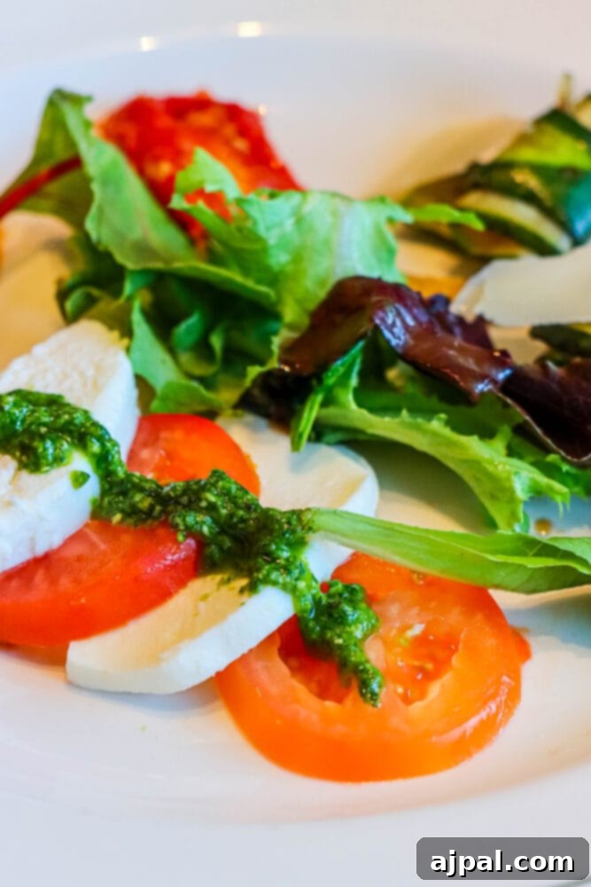 Cruising Post-Pandemic: A Reality Check 32 picture of caprese salad from alfredos restaurant on majestic princess cruise ship