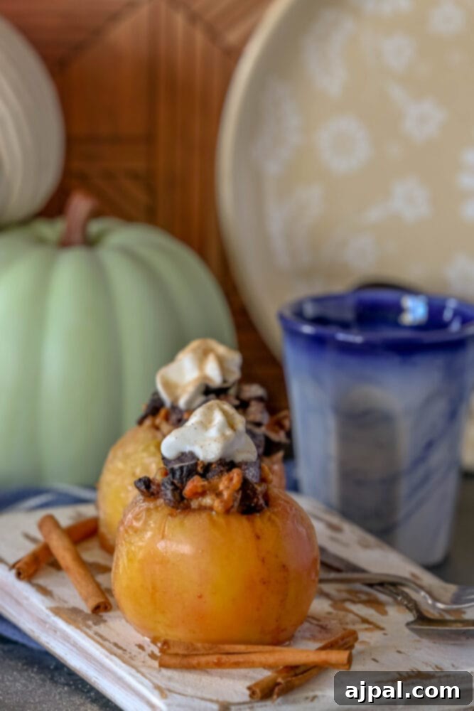 Simple Baked Apples with Figs 4 img 59559 3
