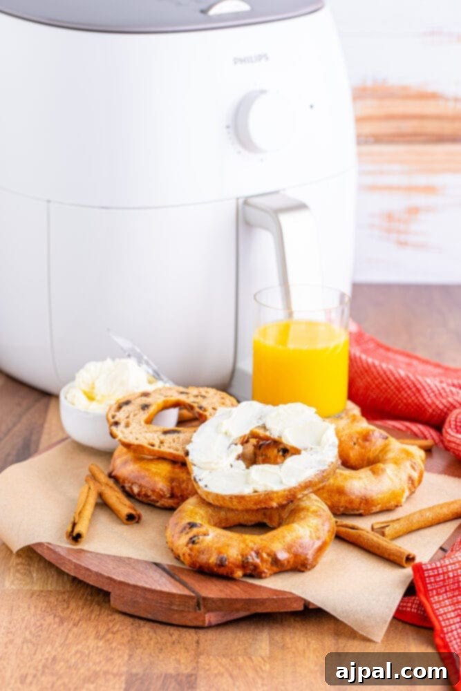picture of cinnamon raisin bagels