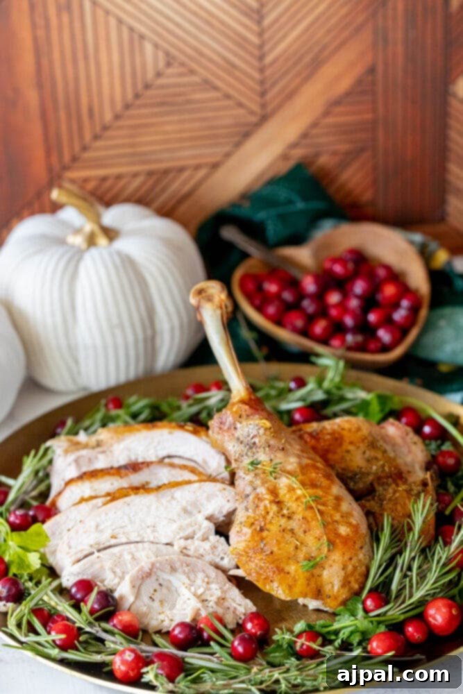 picture of a spatchcocked baked turkey on a tray