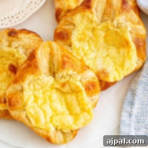 picture of cheese danish on a plate