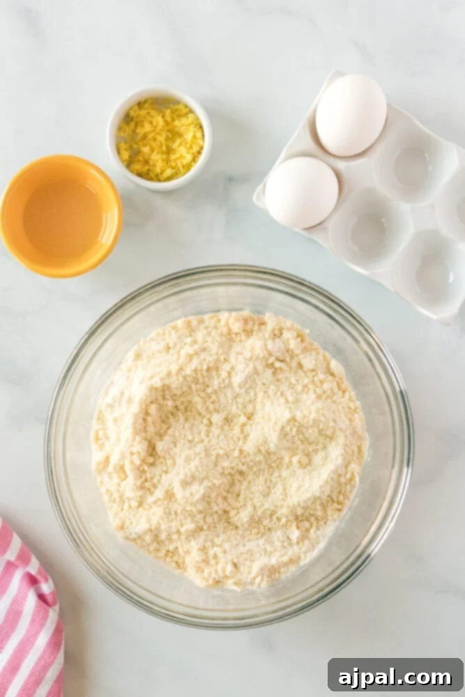 picture of cookie ingredients in a bowl 