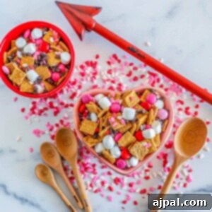 picture of Valentines smores snack mix