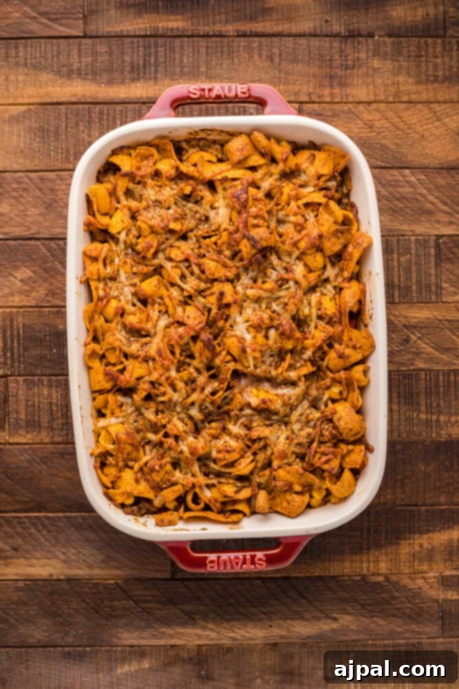 baked frito pie casserole