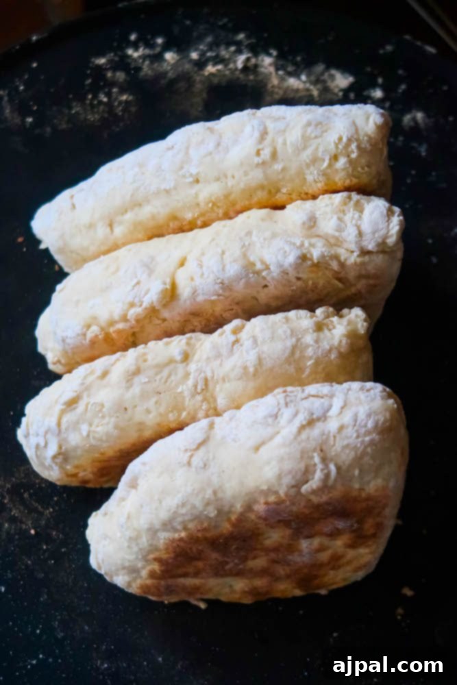 picture of irish potato bread on a black table 
