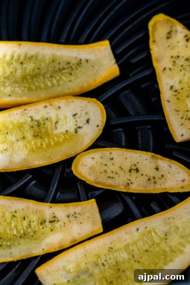 Grilled Summer Squash Medley 8 picture of squash on a grill