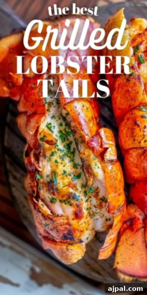 Perfect Grilled Lobster Tails 11 The best easy grilled lobster tails with lemon garlic butter, elegantly plated.