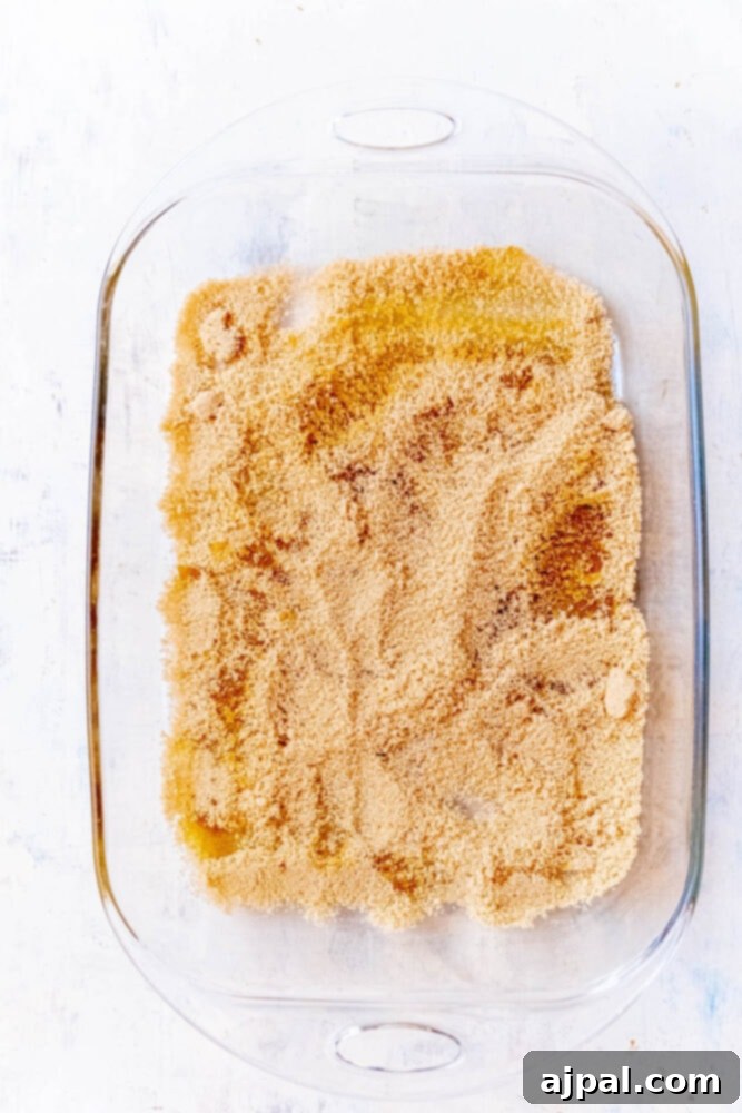 Caramelized Pineapple Bliss 6 picture of butter and sugar in a greased cake pan