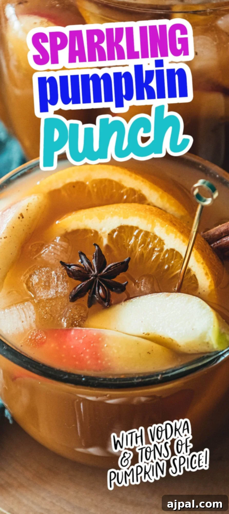 A captivating image illustrating a sparkling pumpkin punch recipe, perfect for inspiring your next fall gathering.
