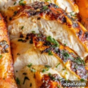 picture of sliced roast chicken on a platter, ready to be served.
