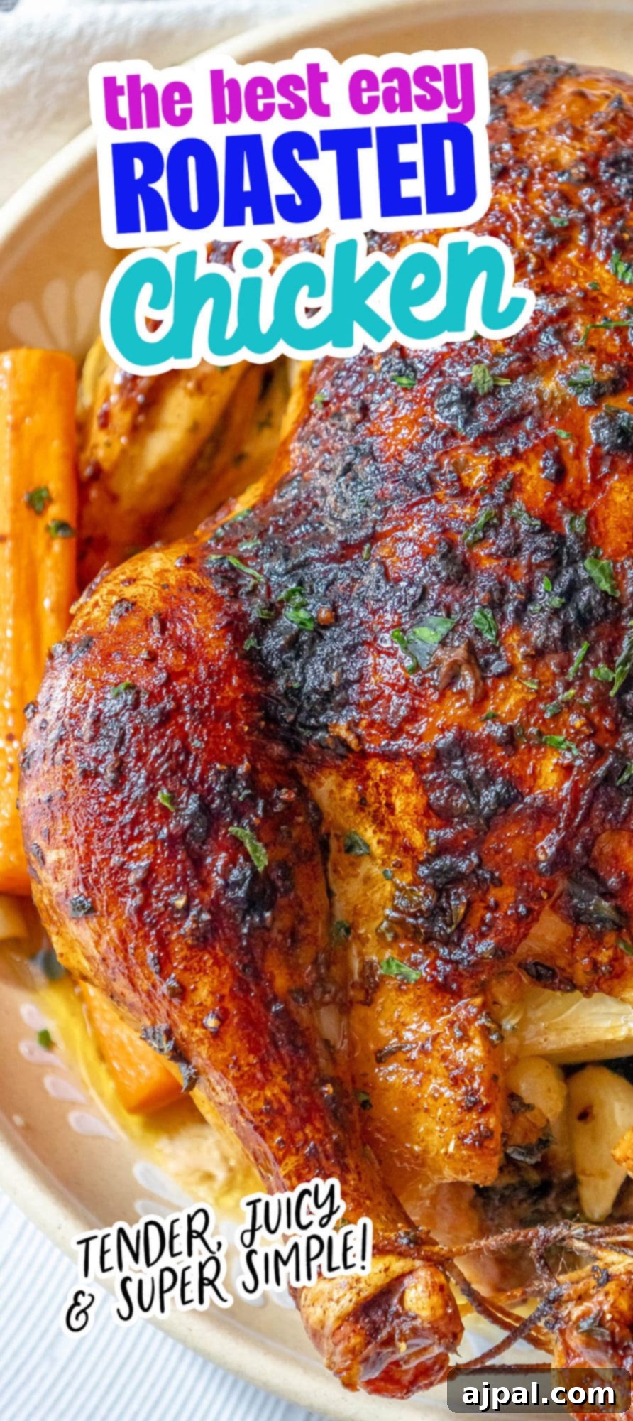 Effortless Perfect Roast Chicken 15 The easiest and most delicious whole roast chicken recipe.