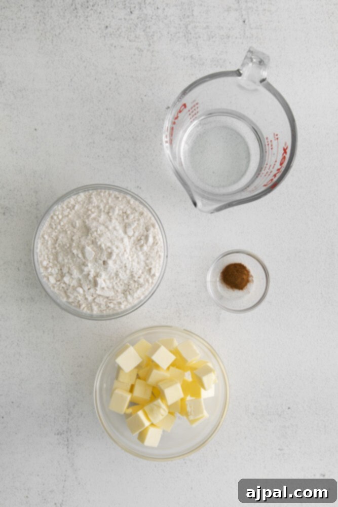 A recipe for apple galette displayed on a clean white background.