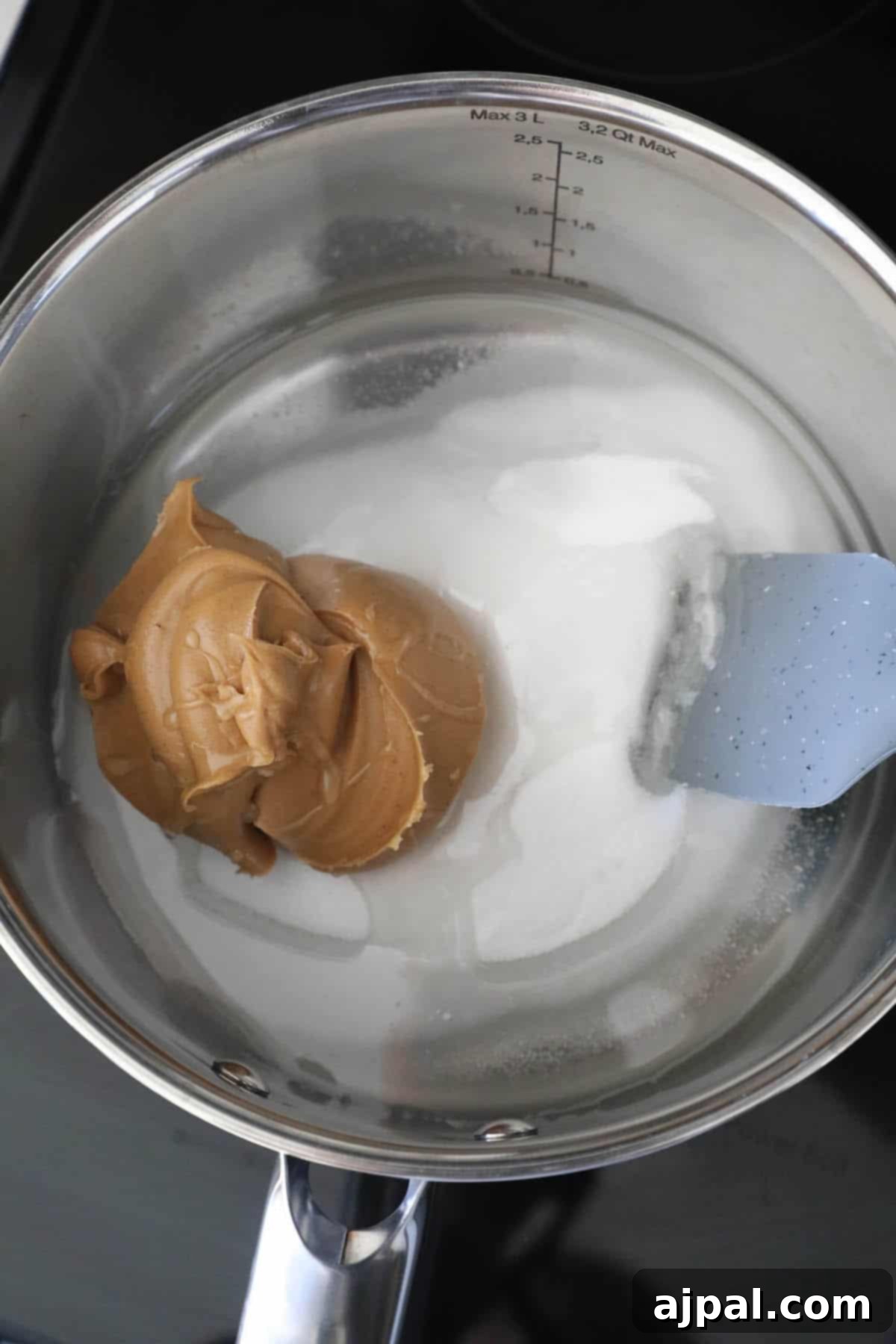Delicious scotcheroos made with peanut butter and chocolate.
