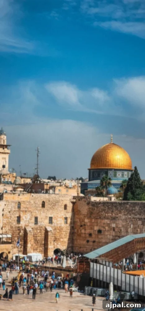 Dome on the Rock and the Western Wall