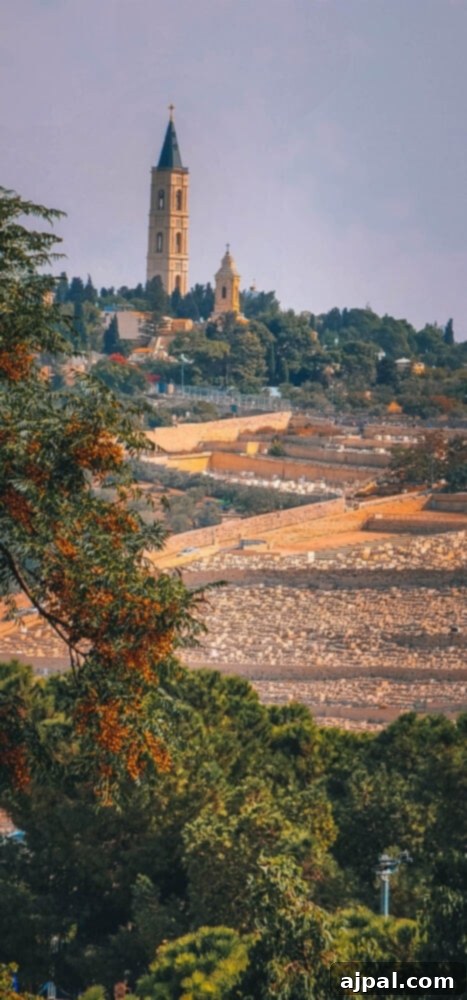 Mount of the Olives cemetery and Chapel of the Ascension