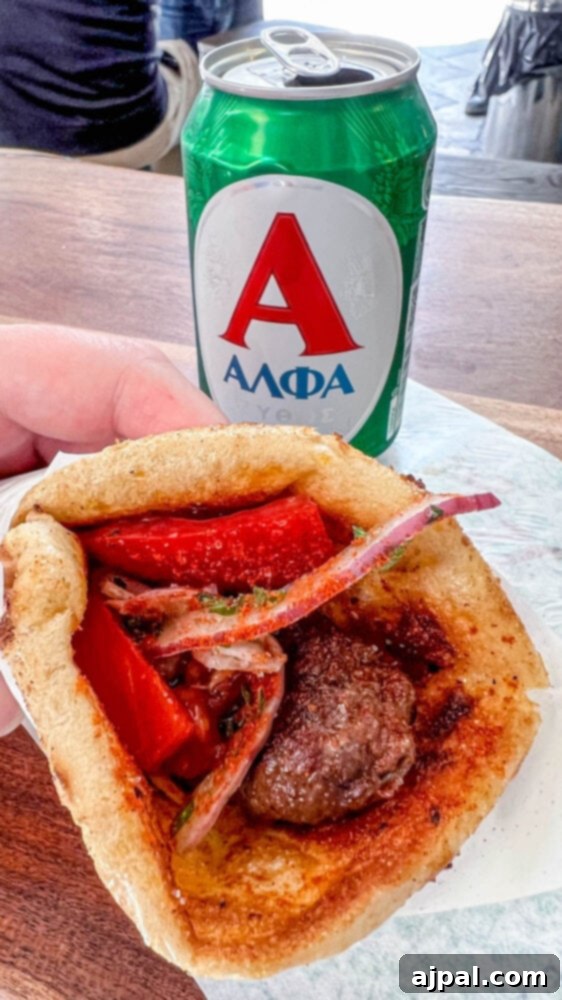 gyros pita, greece
