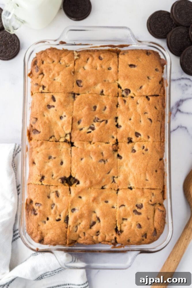 Decadent Oreo Bars 10 Easy baked Oreo cookie bars.