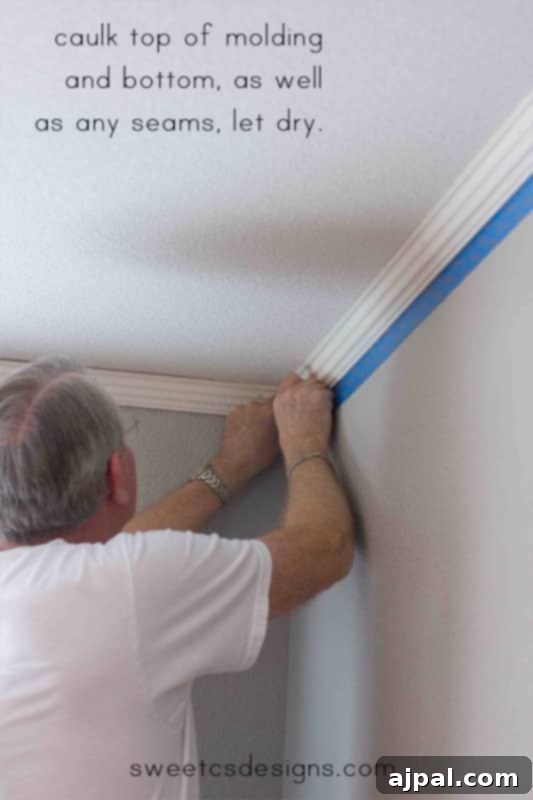 install corwn molding- it is easier than it seems and you dont need to rent a fancy nail gun!