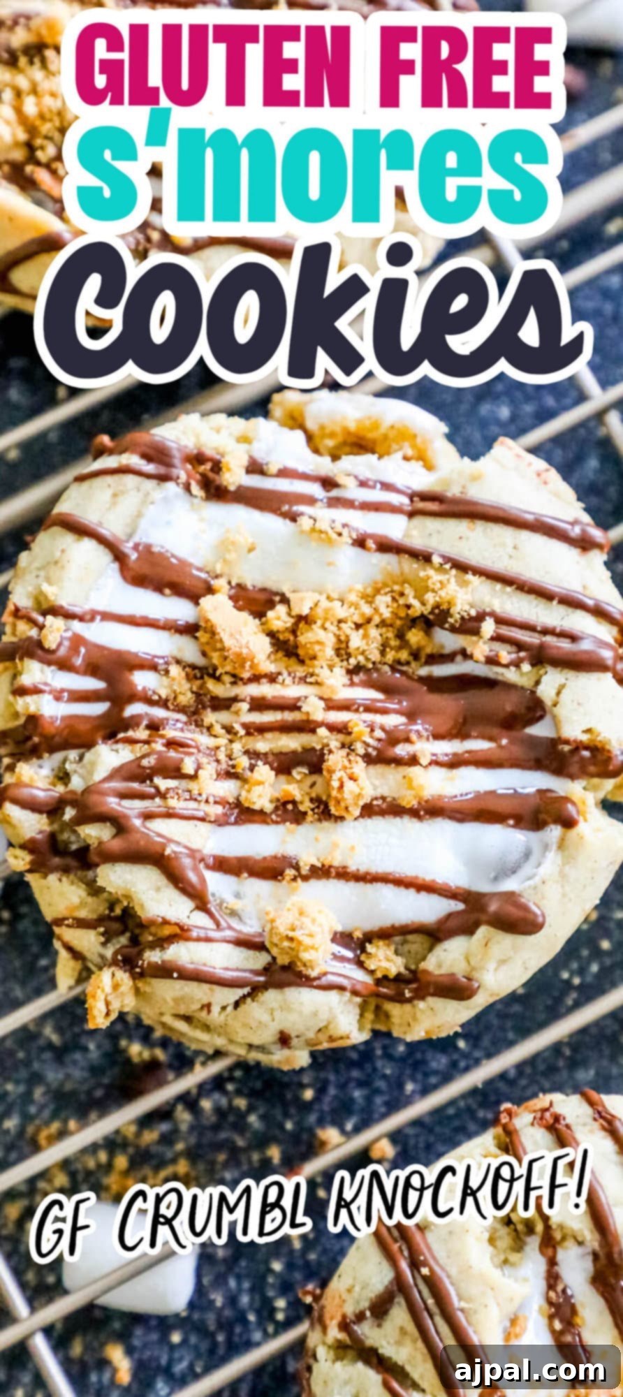 Gluten-Free S'mores Cookies 13 Crumbl gluten-free s’mores cookies.