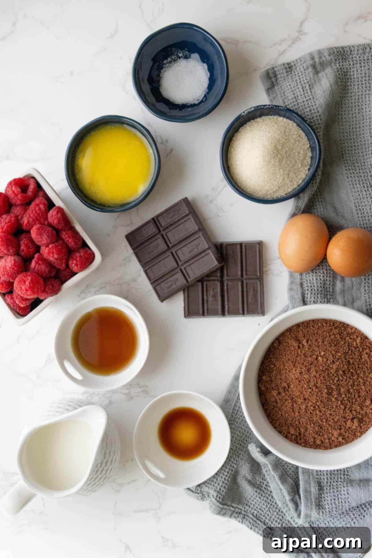 A beautifully set silky chocolate tart, ready for its decadent glaze and serving.